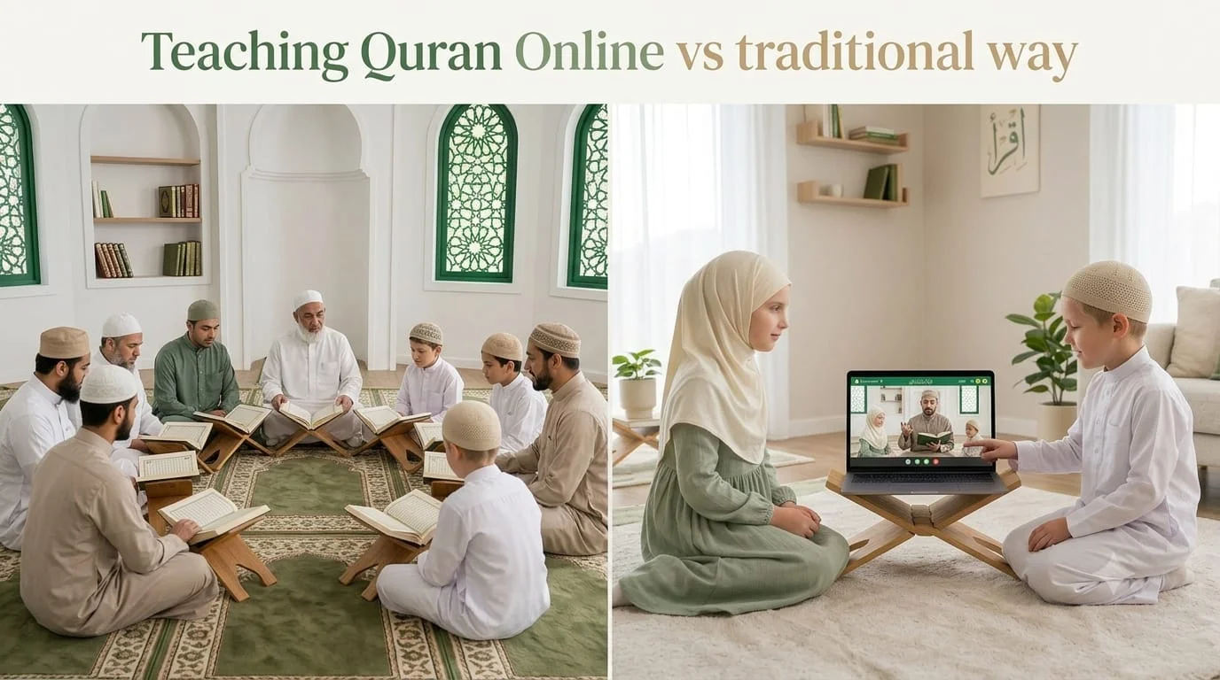 Teaching Quran Online vs Traditional Classes